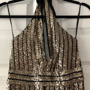 Gold Sequin Jumpsuit